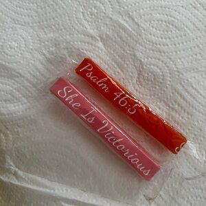 Inspirational Pink and Red Bracelets